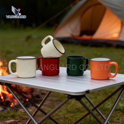 Canecas de cerâmica estilo acampamento