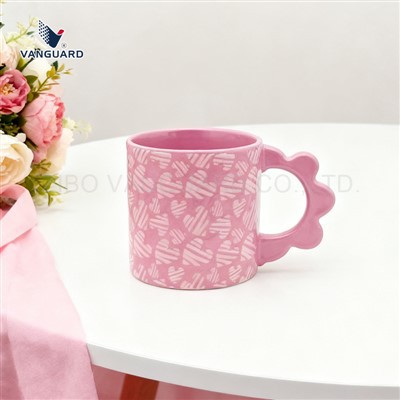 Canecas de cerâmica personalizadas com design em relevo